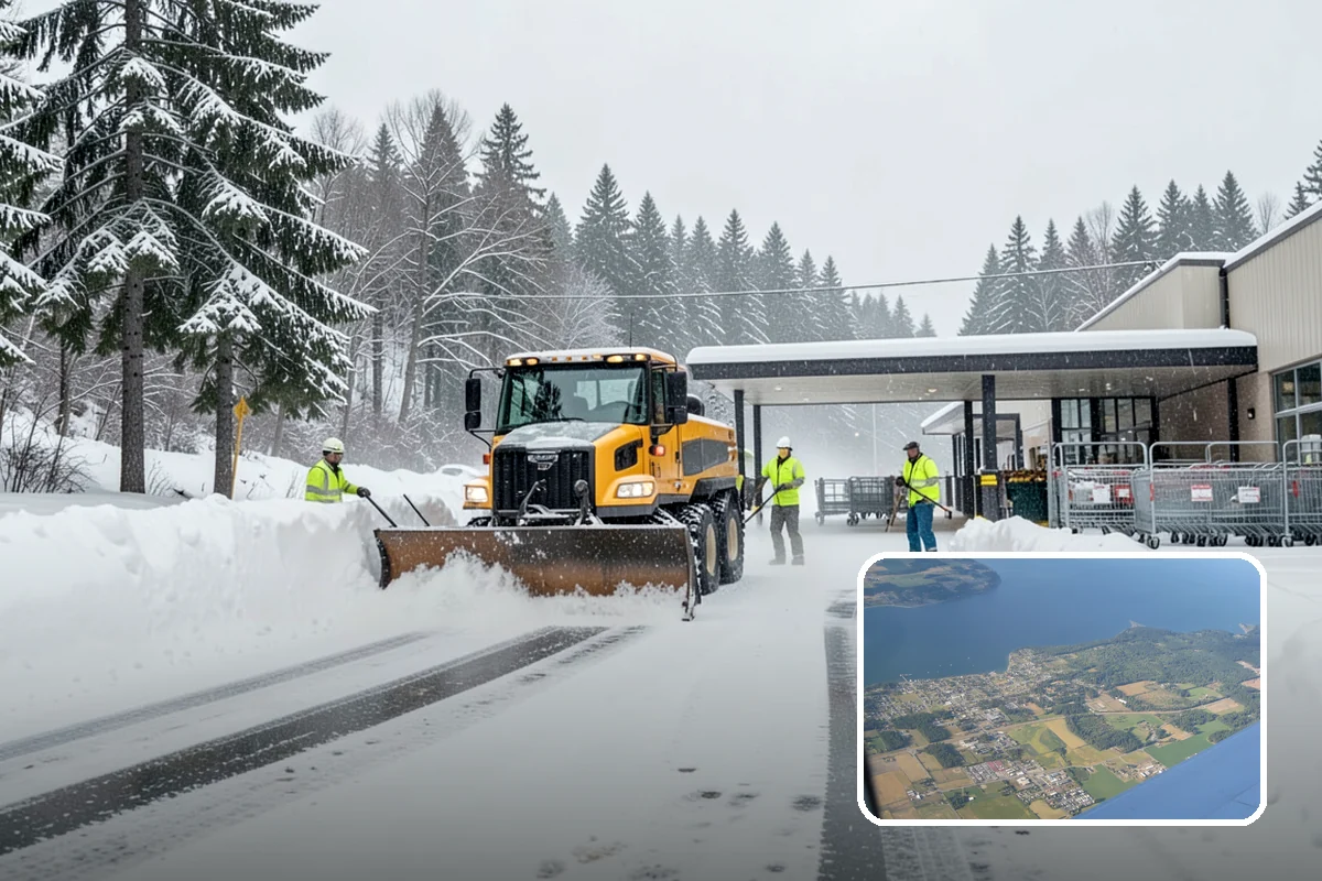 Ice Control in Coupeville, Island County, WA - Breaks the ice-to-pavement bond before it can set