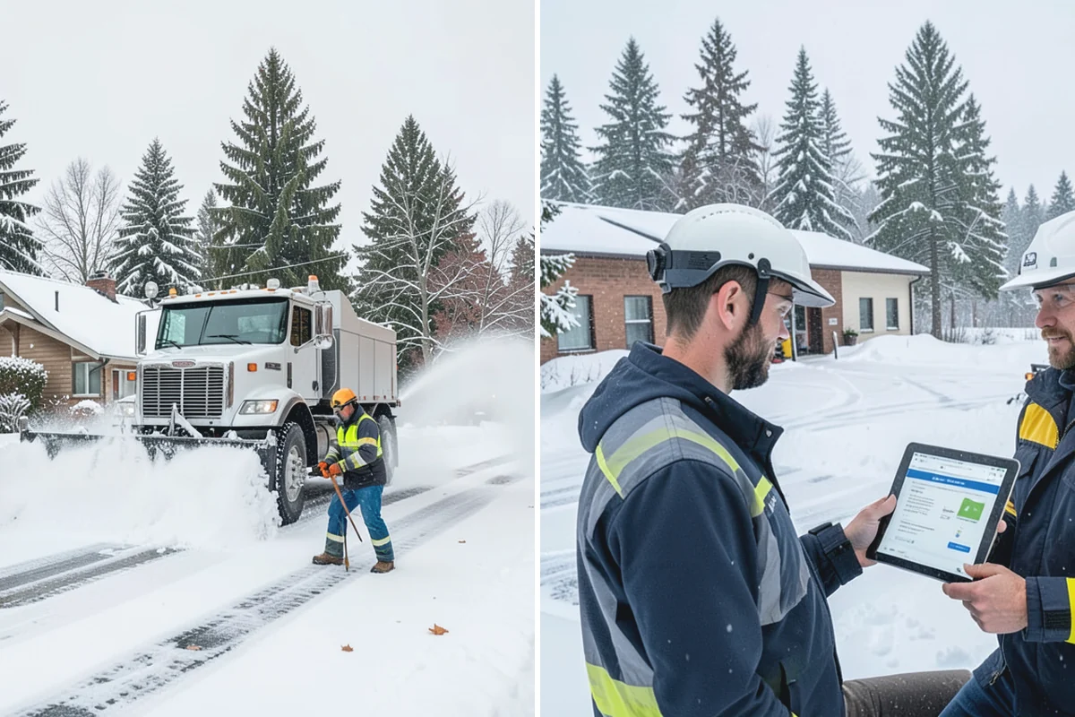 Ice Control in Coupeville, Island County, WA - Read pavement temperature and dew point against the incoming forecast