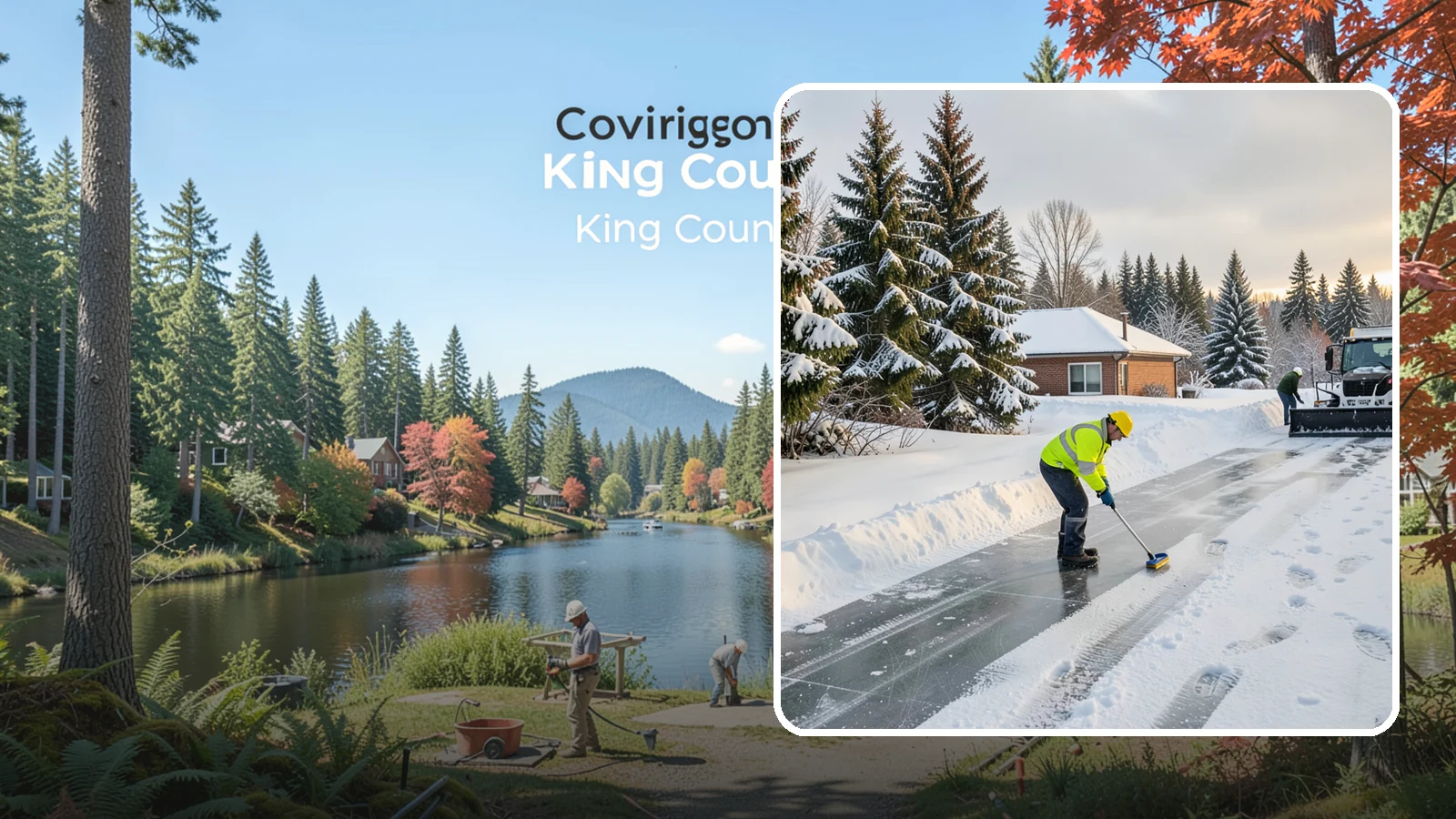 Ice Control in Covington, King County, WA - Proactive ice control stops slick surfaces from forming instead of scrambling to treat them after someone slips.