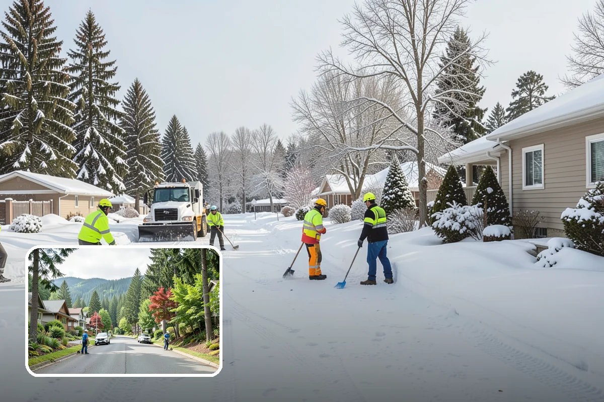 Ice Control in Darrington, Snohomish County, WA - Breaks the ice-to-pavement bond before it can set