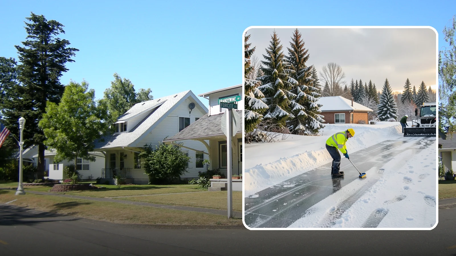 Ice Control in DuPont, Pierce County, WA - Proactive ice control stops slick surfaces from forming instead of scrambling to treat them after someone slips.