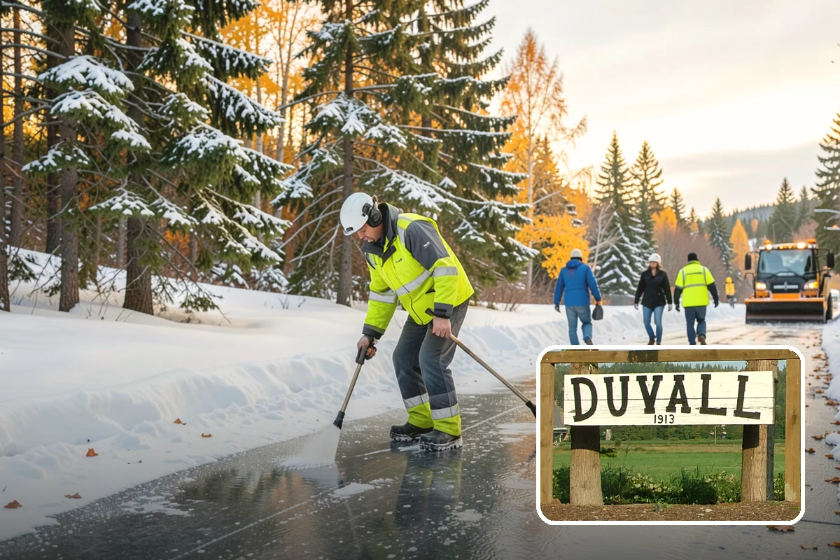 Ice Control in Duvall, King County, WA - Breaks the ice-to-pavement bond before it can set