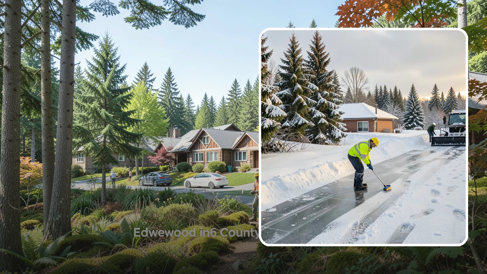 Ice Control in Edgewood, Pierce County, WA - Proactive ice control stops slick surfaces from forming instead of scrambling to treat them after someone slips.