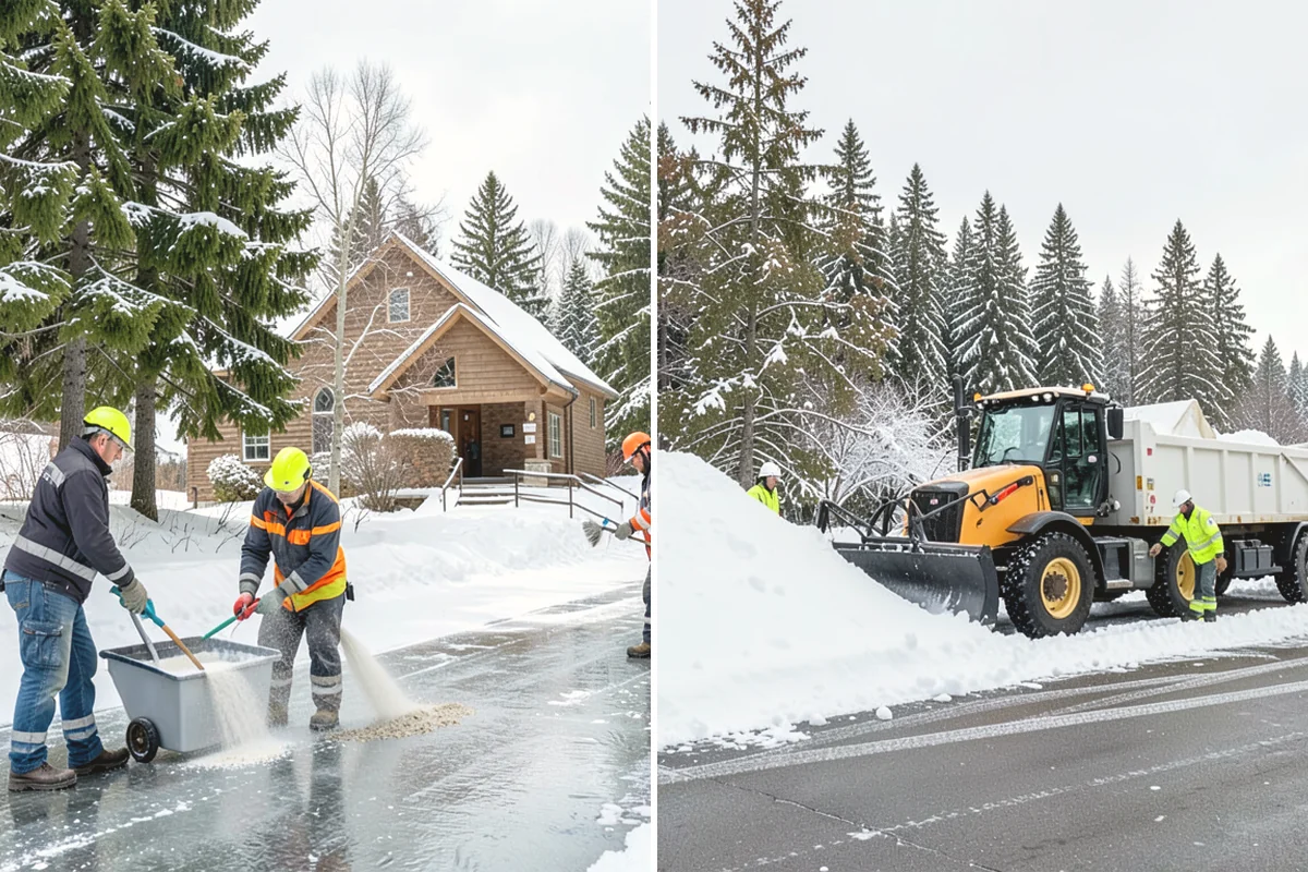 Ice Control in Edgewood, Pierce County, WA - Read pavement temperature and dew point against the incoming forecast