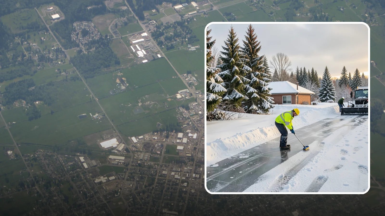 Ice Control in Enumclaw, King County, WA - Proactive ice control stops slick surfaces from forming instead of scrambling to treat them after someone slips.