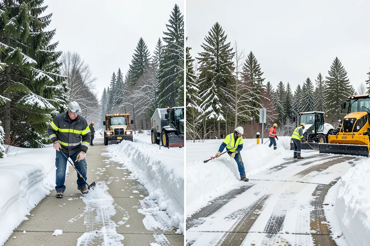 Ice Control in Everett, Snohomish County, WA - Read pavement temperature and dew point against the incoming forecast