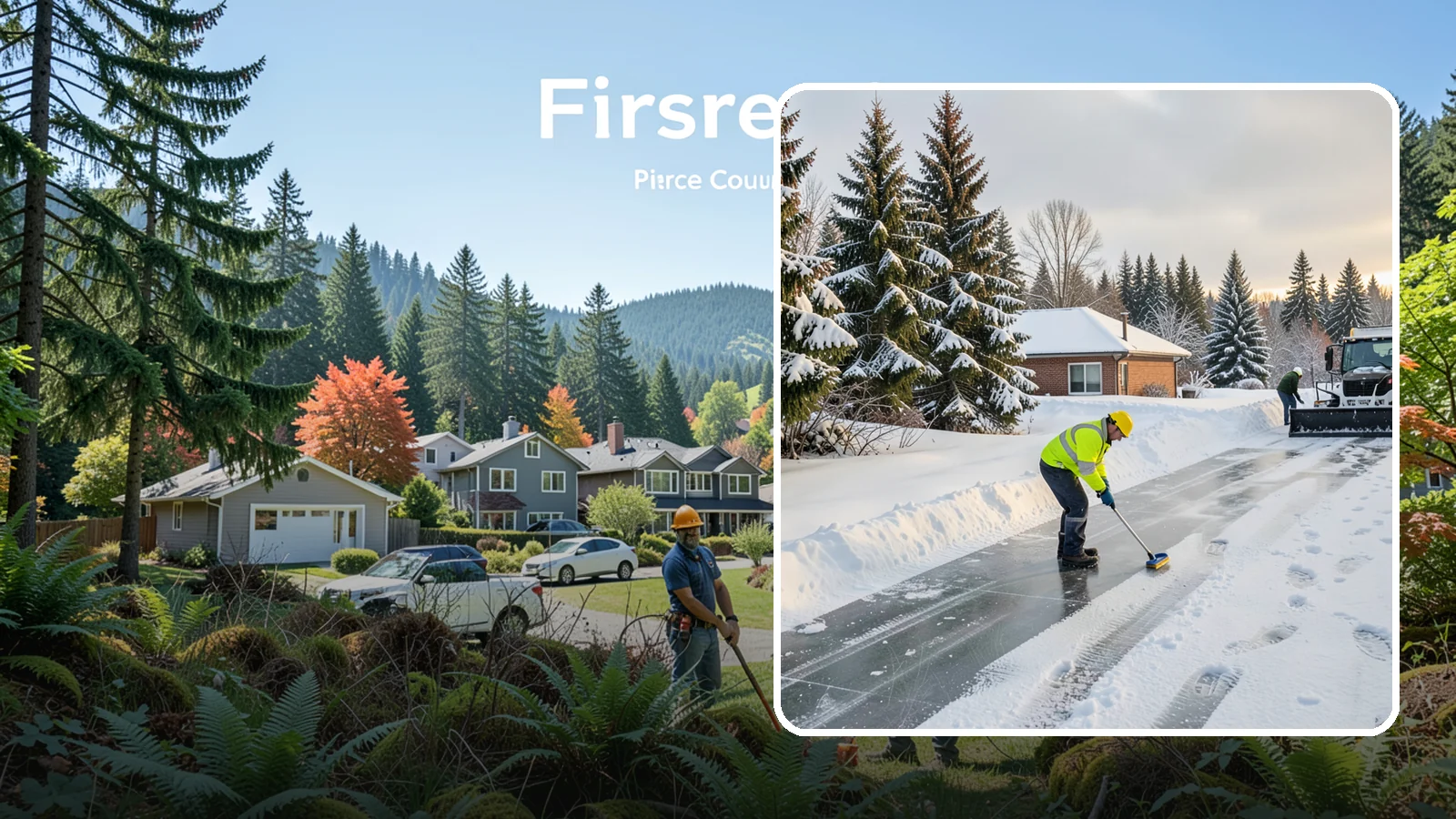 Ice Control in Fircrest, Pierce County, WA - Proactive ice control stops slick surfaces from forming instead of scrambling to treat them after someone slips.