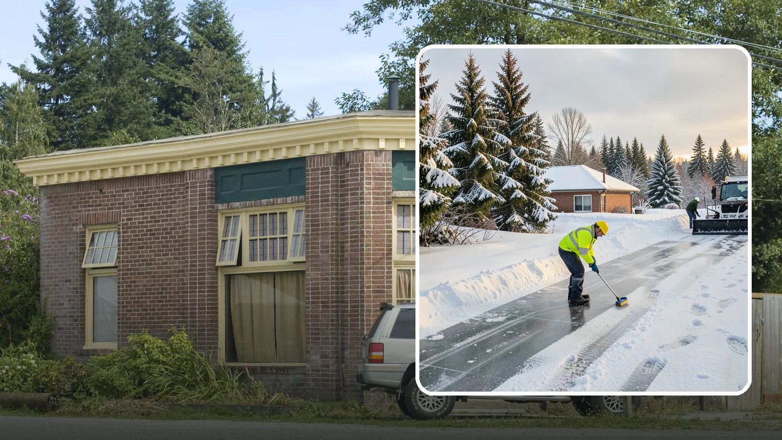 Ice Control in Hamilton, Skagit County, WA - Proactive ice control stops slick surfaces from forming instead of scrambling to treat them after someone slips.
