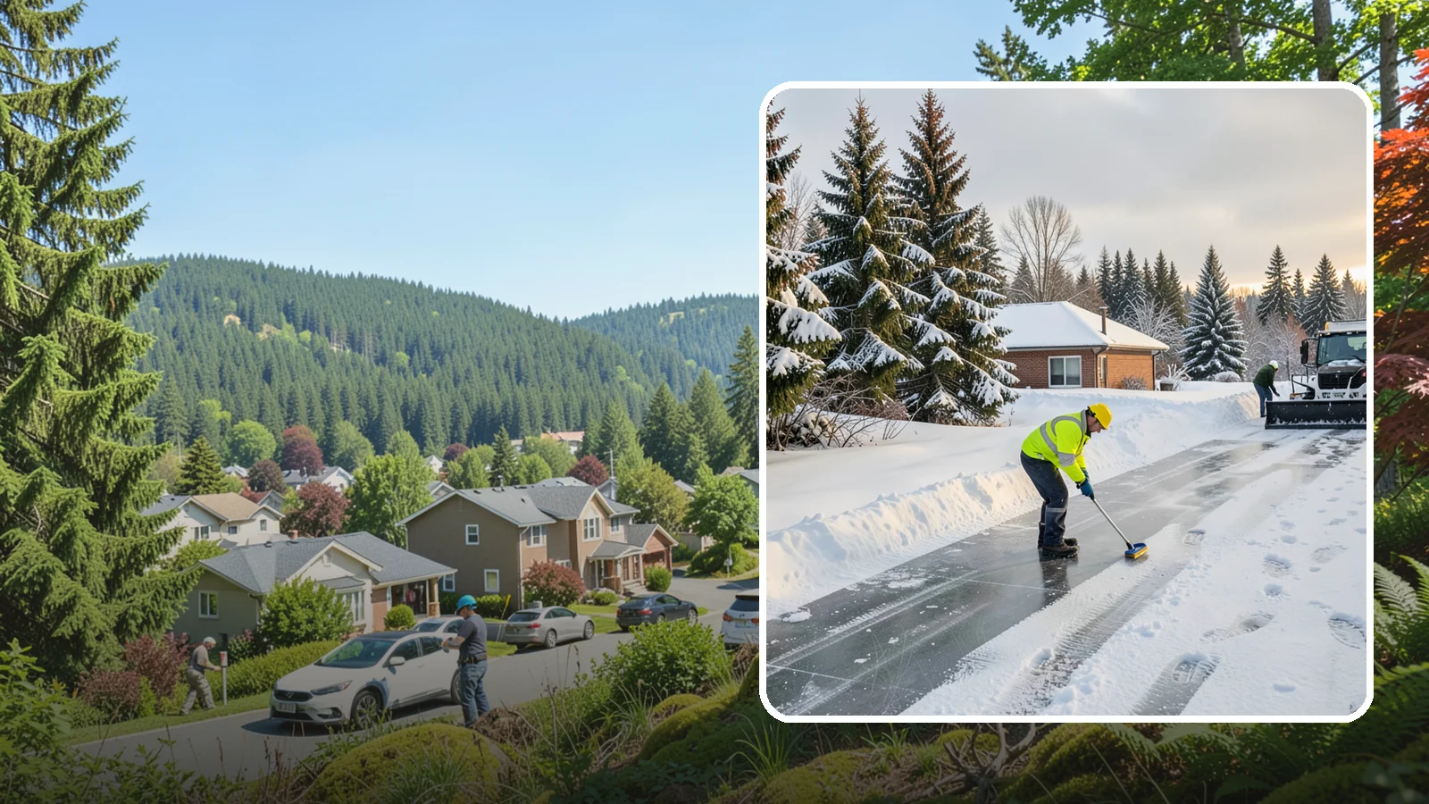 Ice Control in Index, Snohomish County, WA - Proactive ice control stops slick surfaces from forming instead of scrambling to treat them after someone slips.