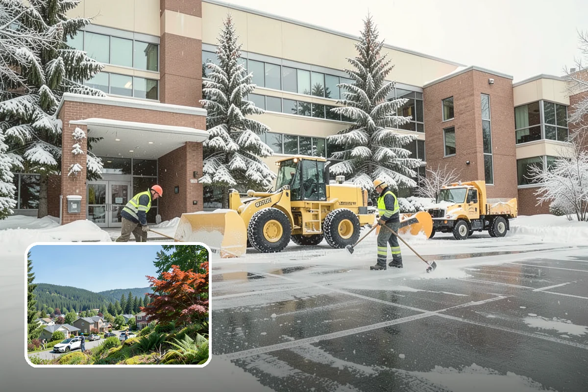 Ice Control in Index, Snohomish County, WA - Breaks the ice-to-pavement bond before it can set