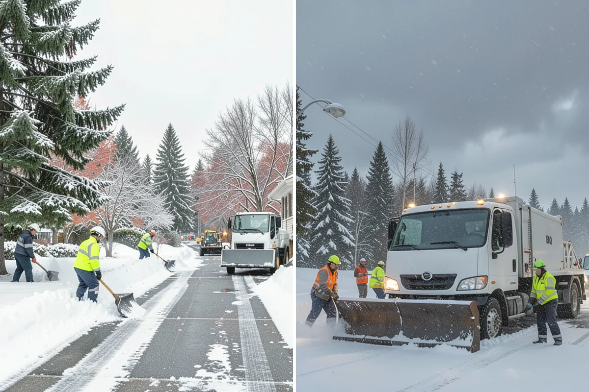 Ice Control in Issaquah, King County, WA - Read pavement temperature and dew point against the incoming forecast