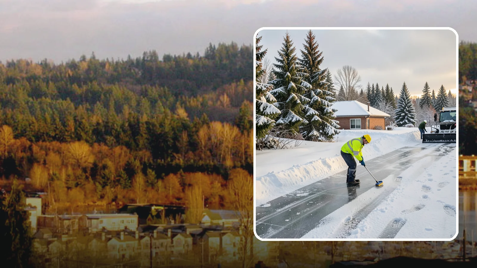Ice Control in Kenmore, King County, WA - Proactive ice control stops slick surfaces from forming instead of scrambling to treat them after someone slips.