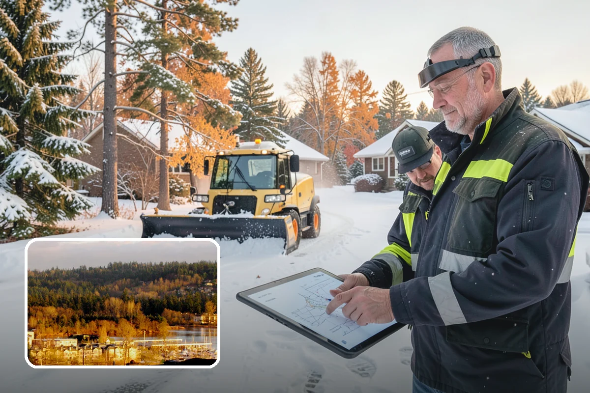 Ice Control in Kenmore, King County, WA - Breaks the ice-to-pavement bond before it can set