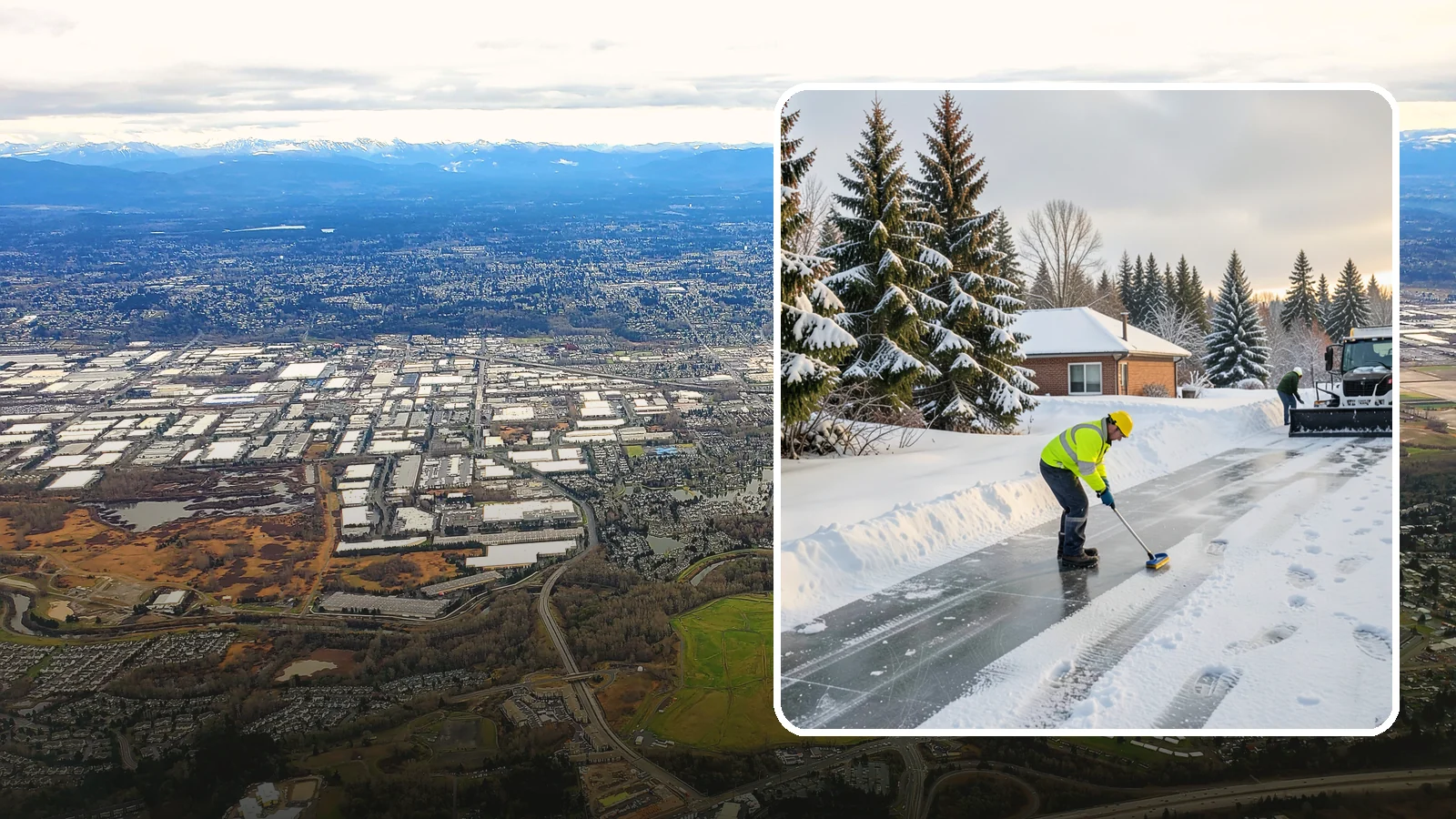 Ice Control in Kent, King County, WA - Proactive ice control stops slick surfaces from forming instead of scrambling to treat them after someone slips.