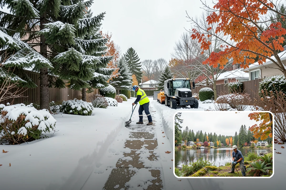 Ice Control in La Conner, Skagit County, WA - Breaks the ice-to-pavement bond before it can set