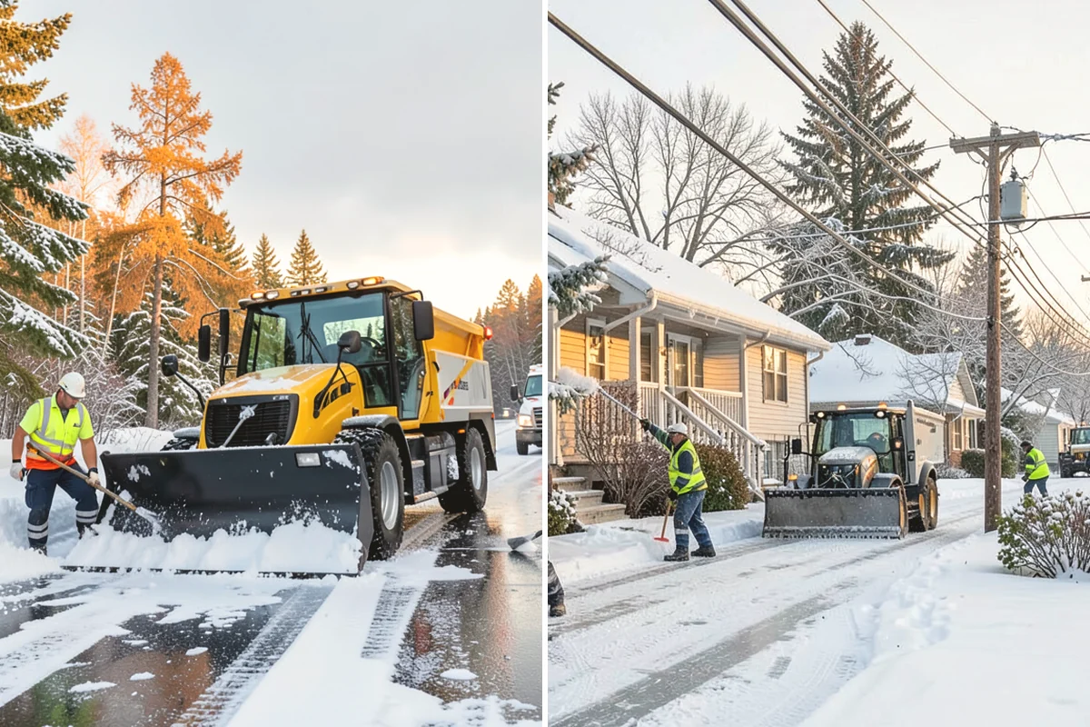 Ice Control in La Conner, Skagit County, WA - Read pavement temperature and dew point against the incoming forecast