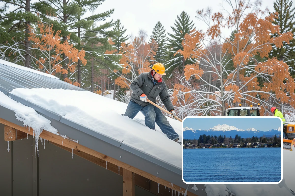 Ice Control in Lake Stevens, Snohomish County, WA - Breaks the ice-to-pavement bond before it can set