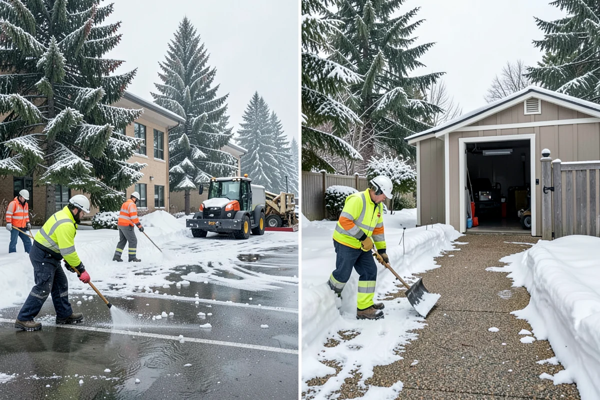 Ice Control in Lakewood, Pierce County, WA - Read pavement temperature and dew point against the incoming forecast