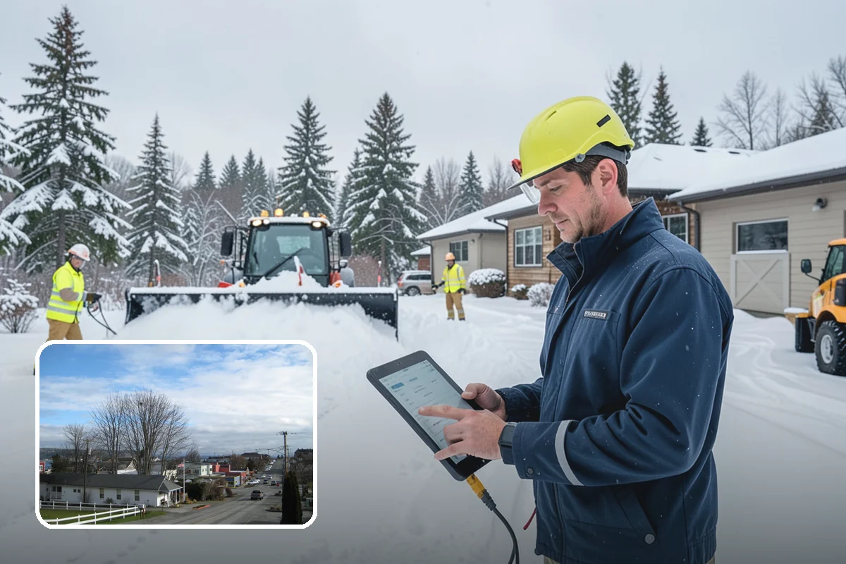 Ice Control in Langley, Island County, WA - Breaks the ice-to-pavement bond before it can set