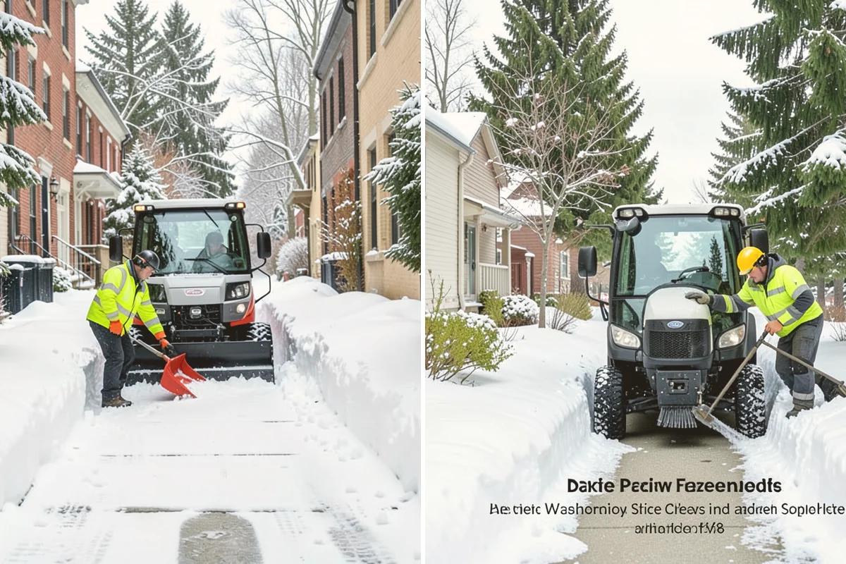 Ice Control in Langley, Island County, WA - Read pavement temperature and dew point against the incoming forecast