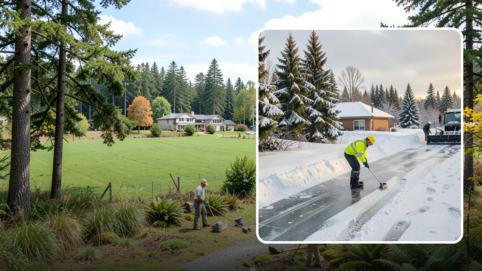 Ice Control in Lyman, Skagit County, WA - Proactive ice control stops slick surfaces from forming instead of scrambling to treat them after someone slips.