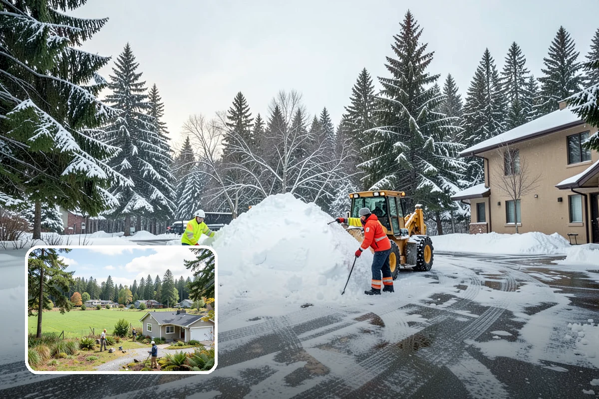 Ice Control in Lyman, Skagit County, WA - Breaks the ice-to-pavement bond before it can set
