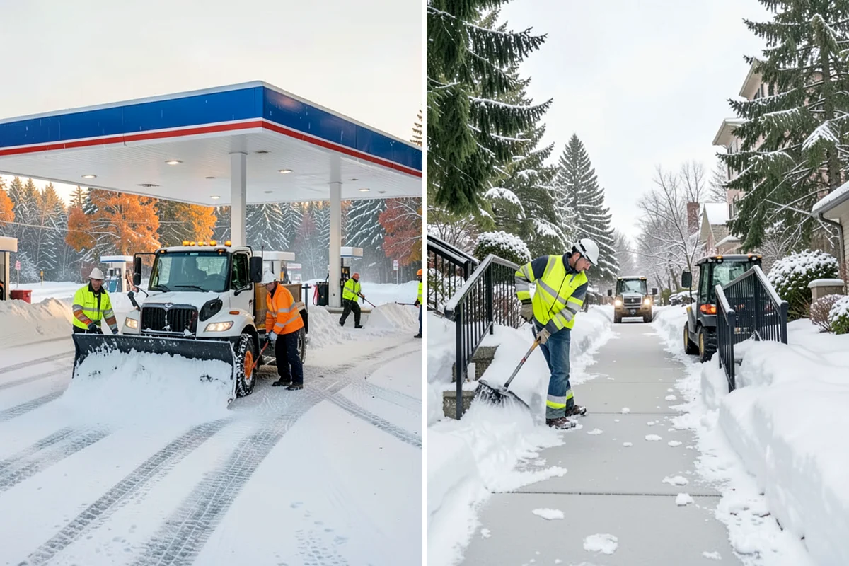Ice Control in Lyman, Skagit County, WA - Read pavement temperature and dew point against the incoming forecast