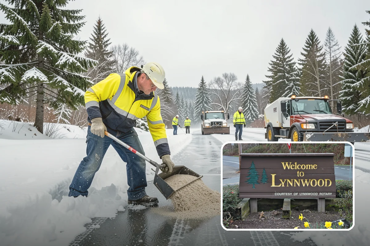Ice Control in Lynnwood, Snohomish County, WA - Breaks the ice-to-pavement bond before it can set