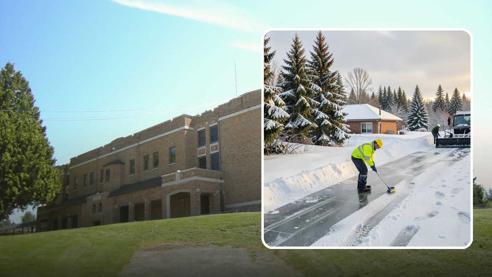 Ice Control in Maple Valley, King County, WA - Proactive ice control stops slick surfaces from forming instead of scrambling to treat them after someone slips.