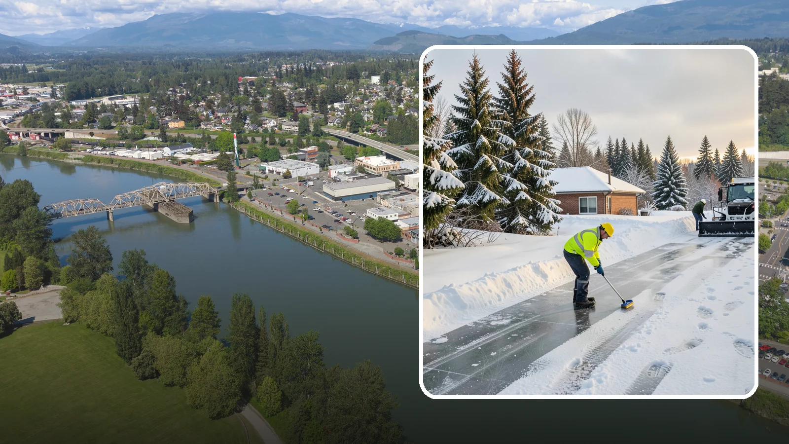 Ice Control in Mount Vernon, Skagit County, WA - Proactive ice control stops slick surfaces from forming instead of scrambling to treat them after someone slips.