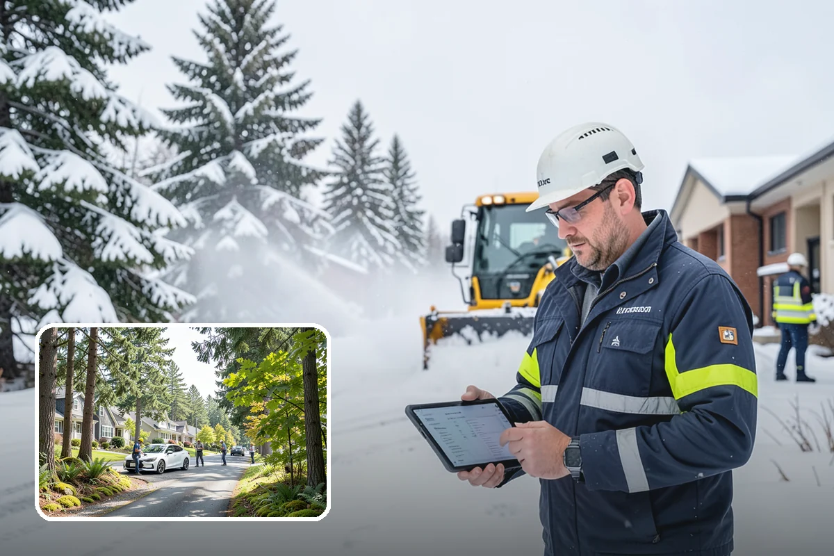 Ice Control in Normandy Park, King County, WA - Breaks the ice-to-pavement bond before it can set
