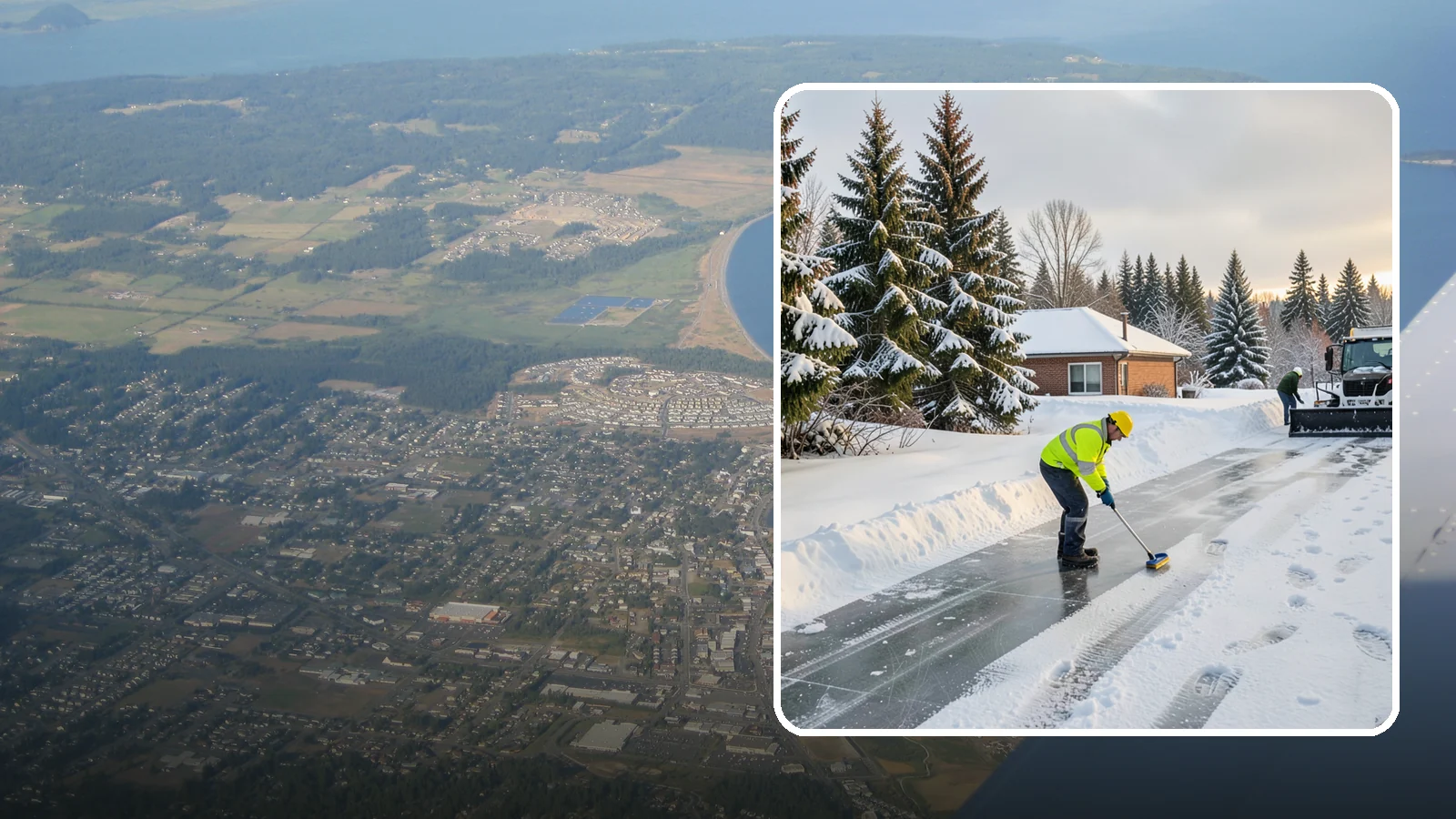 Ice Control in Oak Harbor, Island County, WA - Proactive ice control stops slick surfaces from forming instead of scrambling to treat them after someone slips.