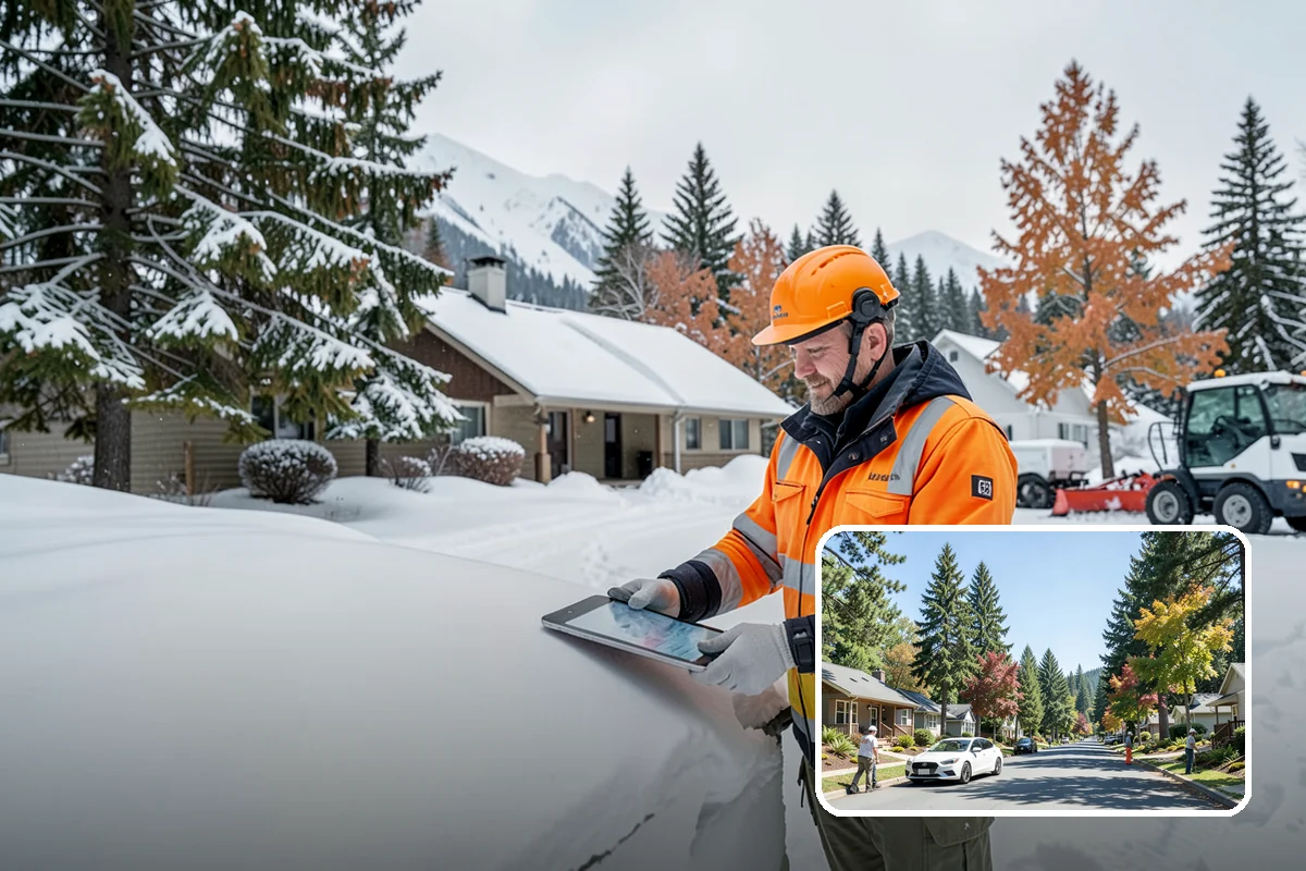 Ice Control in Orting, Pierce County, WA - Breaks the ice-to-pavement bond before it can set