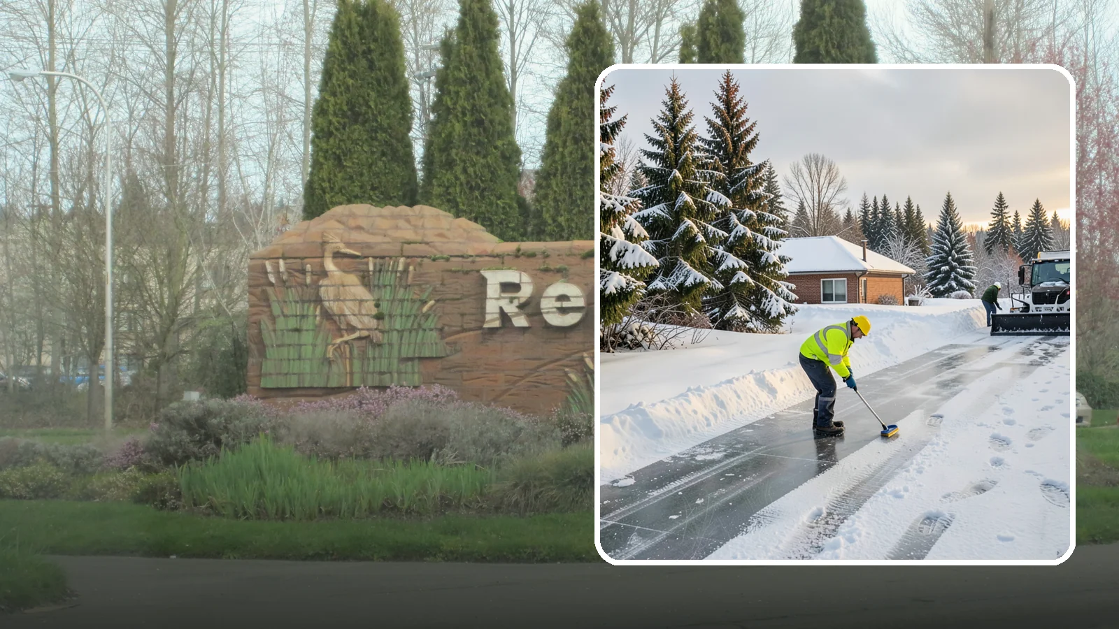 Ice Control in Renton, King County, WA - Proactive ice control stops slick surfaces from forming instead of scrambling to treat them after someone slips.