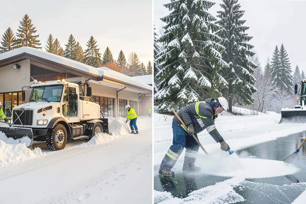 Ice Control in Ruston, Pierce County, WA - Read pavement temperature and dew point against the incoming forecast