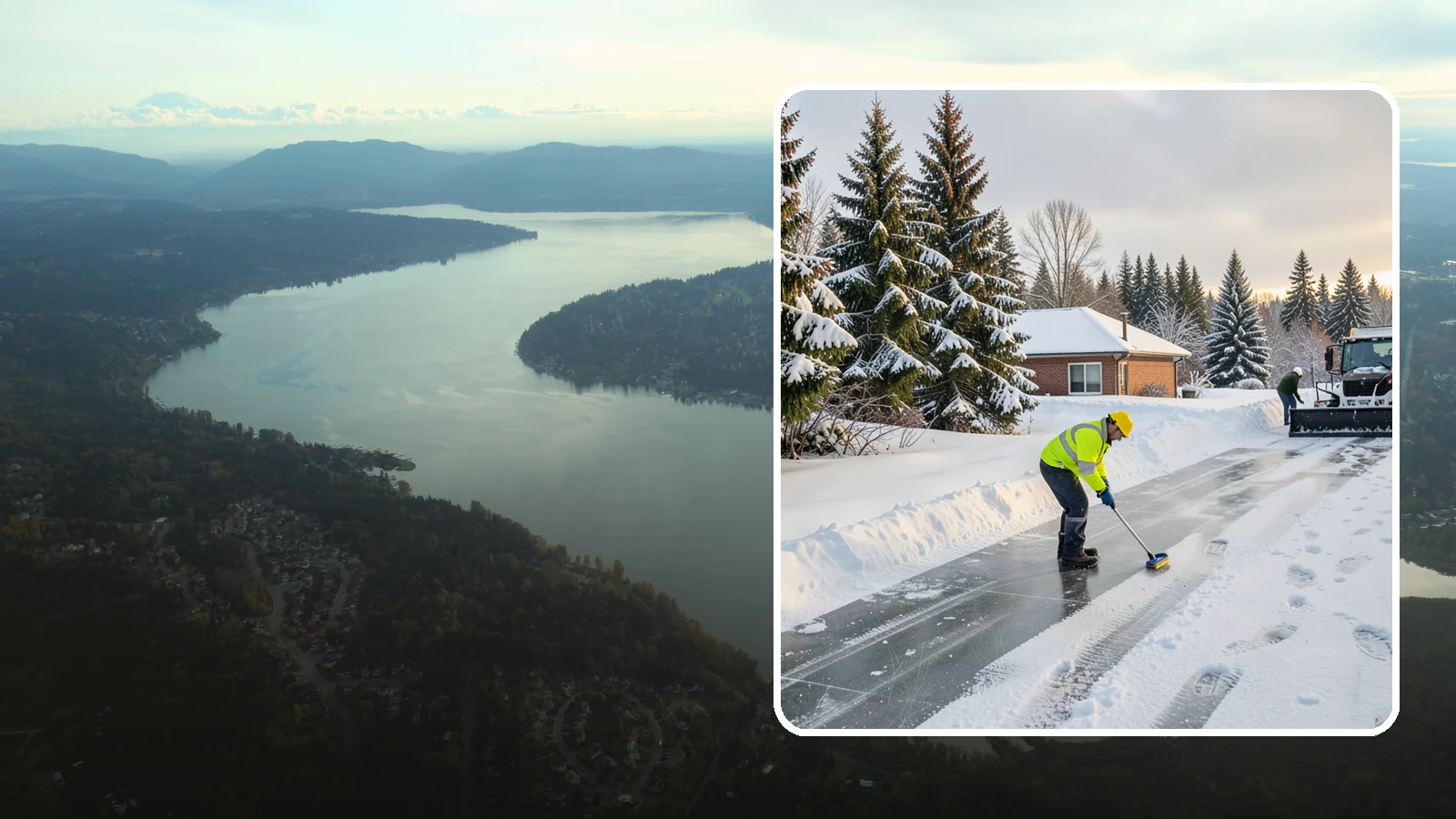 Ice Control in Sammamish, King County, WA - Proactive ice control stops slick surfaces from forming instead of scrambling to treat them after someone slips.