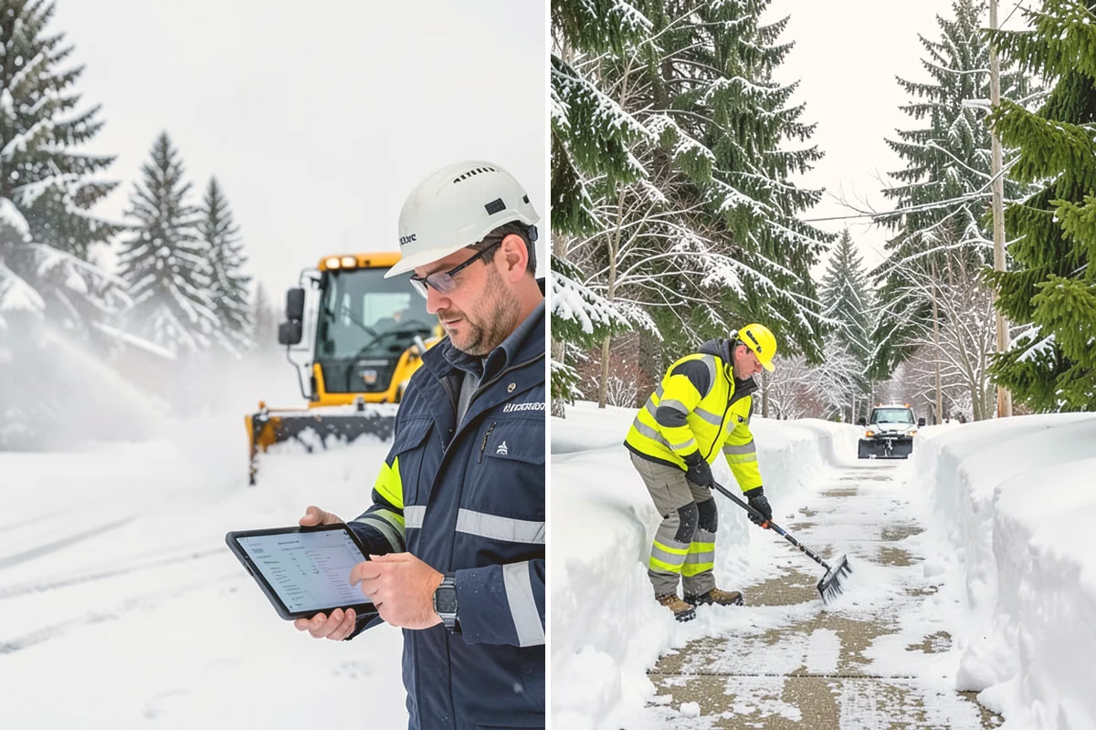 Ice Control in Sammamish, King County, WA - Read pavement temperature and dew point against the incoming forecast