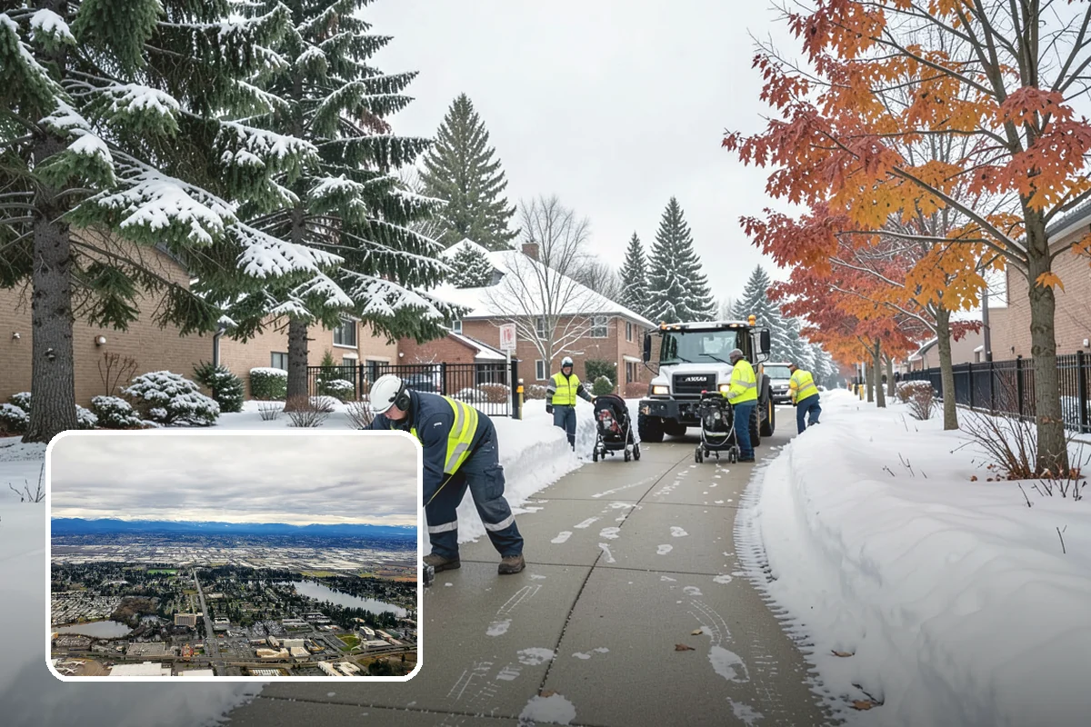Ice Control in SeaTac, King County, WA - Breaks the ice-to-pavement bond before it can set