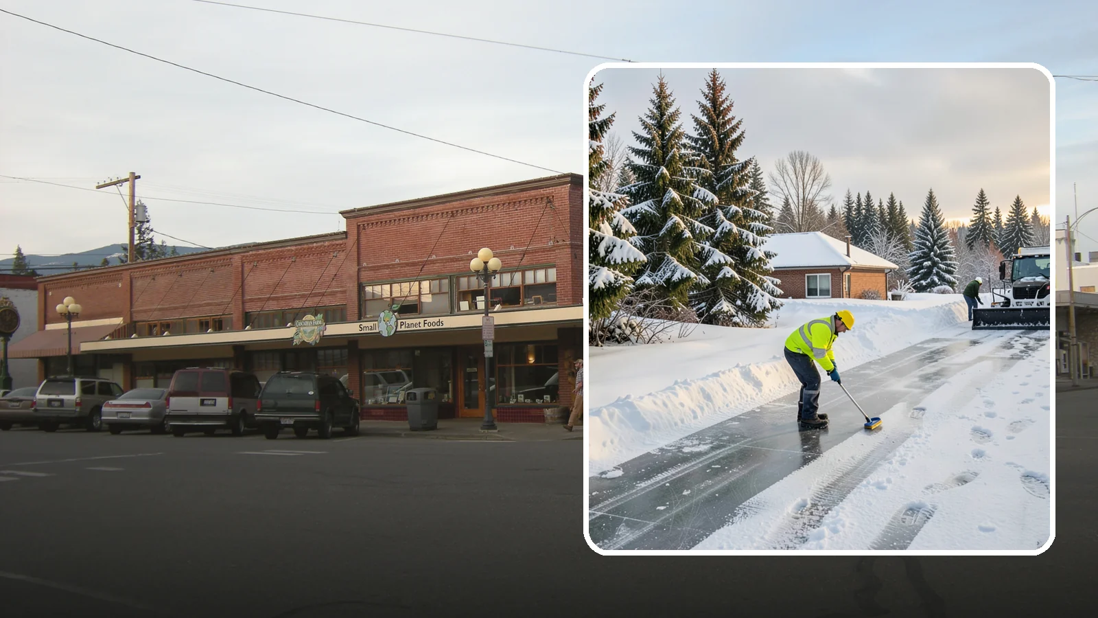 Ice Control in Sedro-Woolley, Skagit County, WA - Proactive ice control stops slick surfaces from forming instead of scrambling to treat them after someone slips.