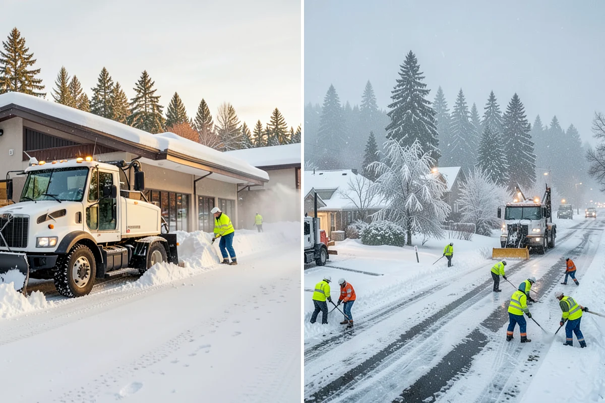 Ice Control in Sedro-Woolley, Skagit County, WA - Read pavement temperature and dew point against the incoming forecast