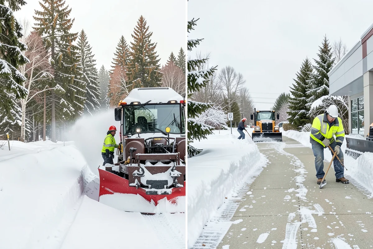 Ice Control in Shoreline, King County, WA - Read pavement temperature and dew point against the incoming forecast