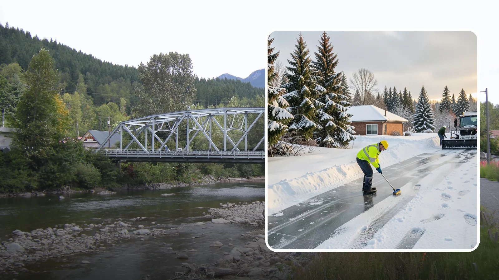 Ice Control in Skykomish, King County, WA - Proactive ice control stops slick surfaces from forming instead of scrambling to treat them after someone slips.
