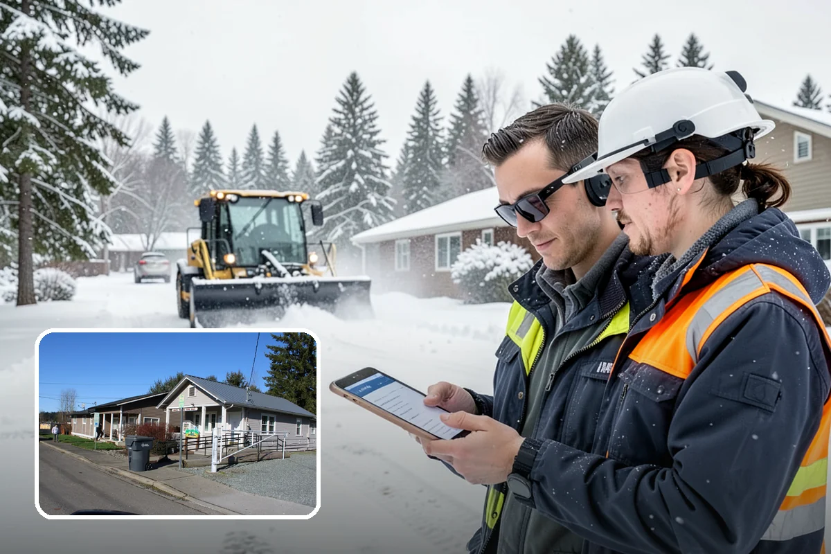 Ice Control in South Prairie, Pierce County, WA - Breaks the ice-to-pavement bond before it can set