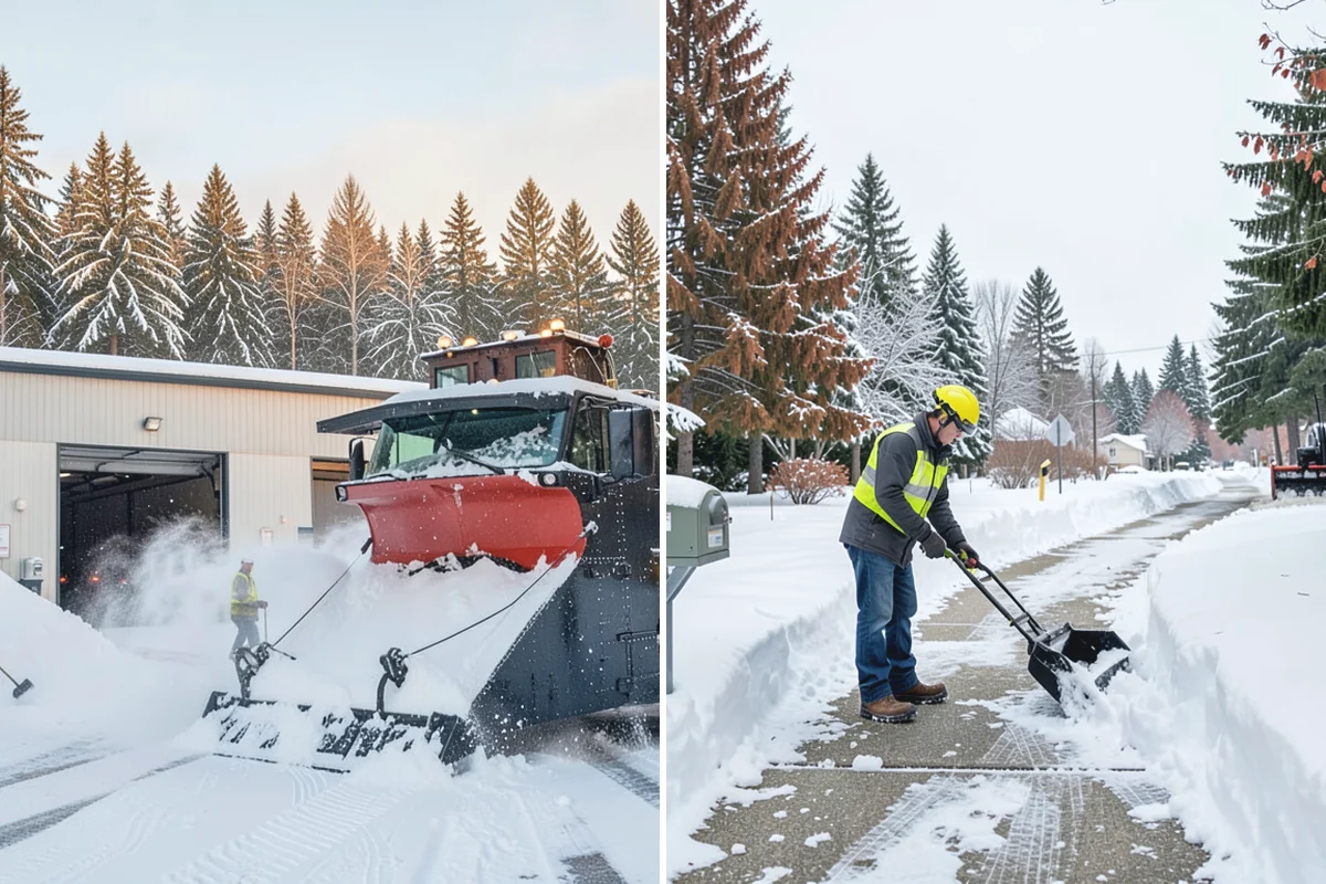 Ice Control in South Prairie, Pierce County, WA - Read pavement temperature and dew point against the incoming forecast