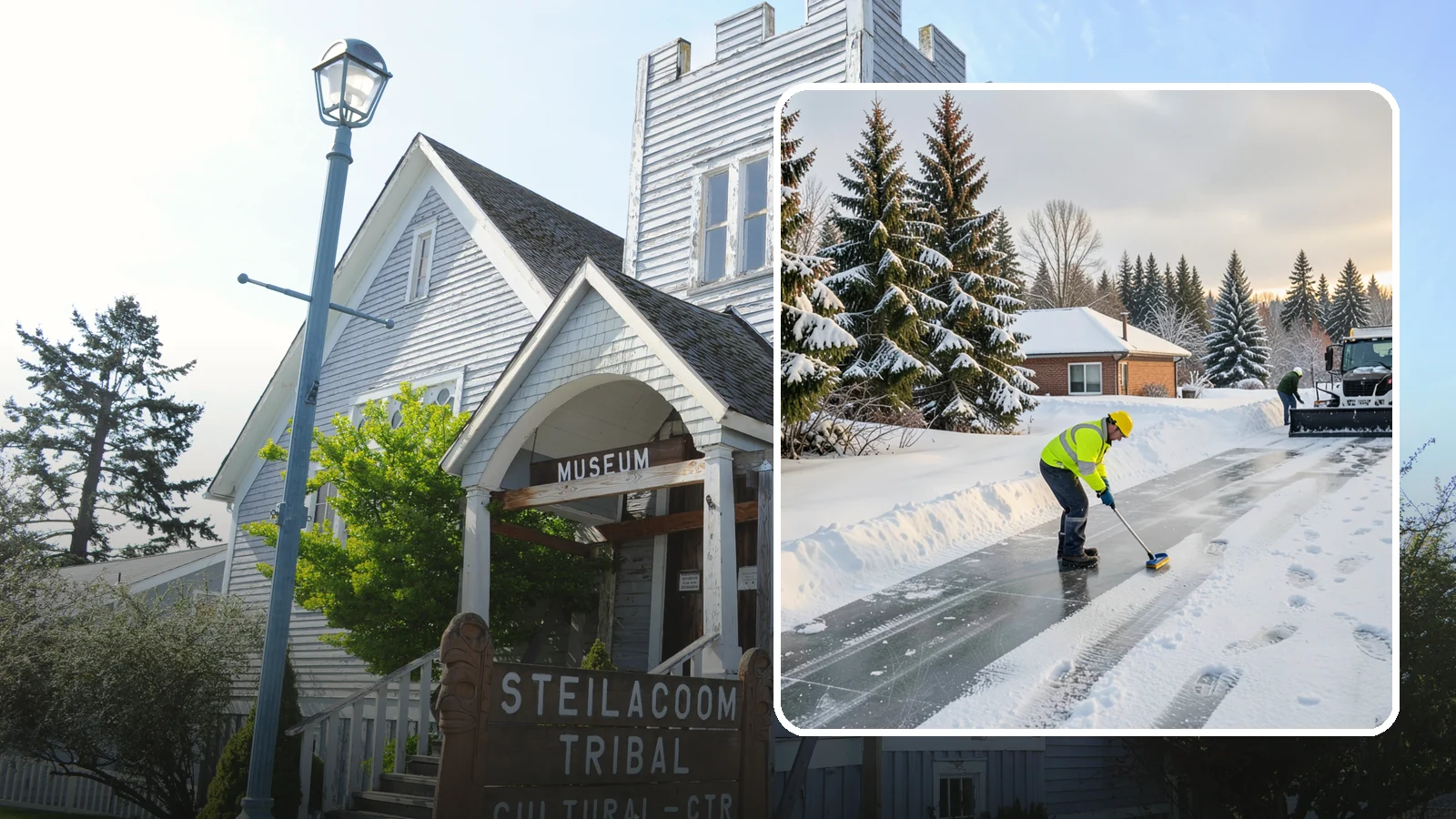 Ice Control in Steilacoom, Pierce County, WA - Proactive ice control stops slick surfaces from forming instead of scrambling to treat them after someone slips.