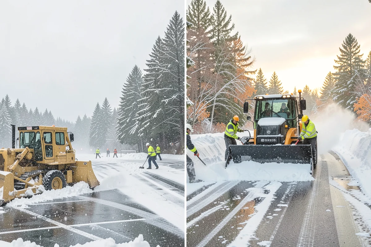 Ice Control in Steilacoom, Pierce County, WA - Read pavement temperature and dew point against the incoming forecast