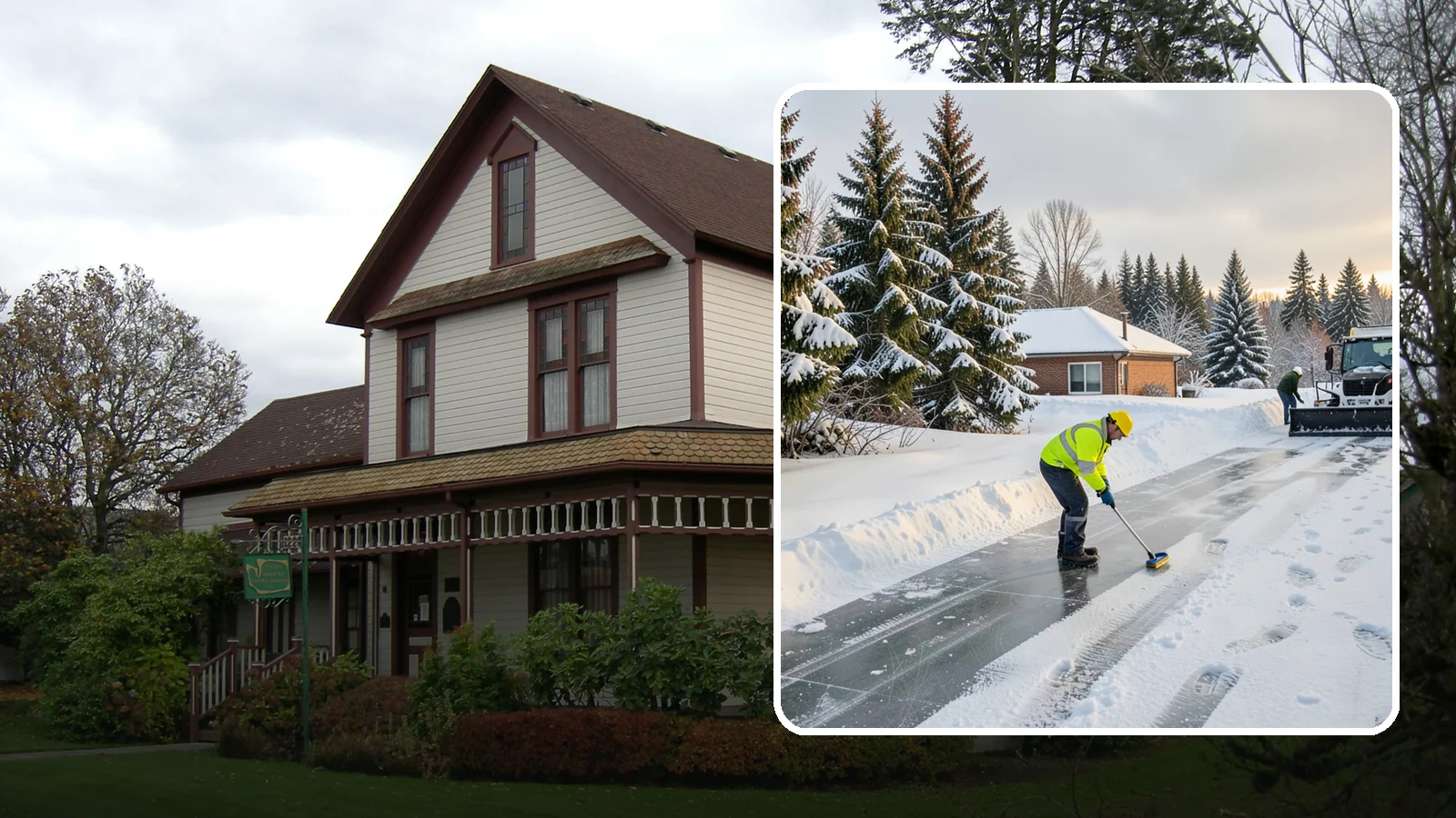 Ice Control in Sumner, Pierce County, WA - Proactive ice control stops slick surfaces from forming instead of scrambling to treat them after someone slips.
