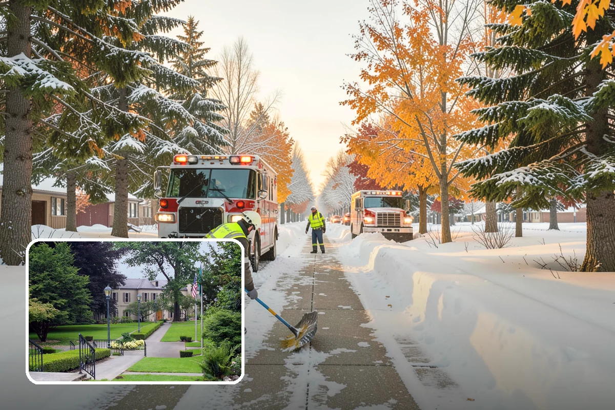 Ice Control in Woodinville, King County, WA - Breaks the ice-to-pavement bond before it can set