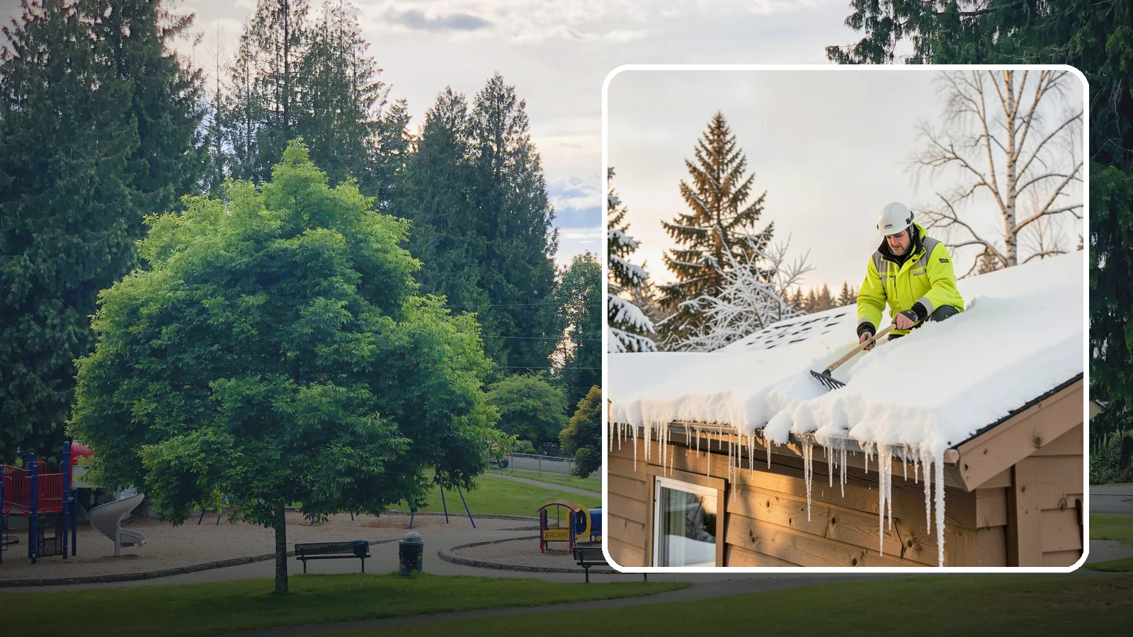 Ice Dam Prevention in Bonney Lake, Pierce County, WA - We take proactive steps to keep ice dams from forming so you avoid the leaks they cause.