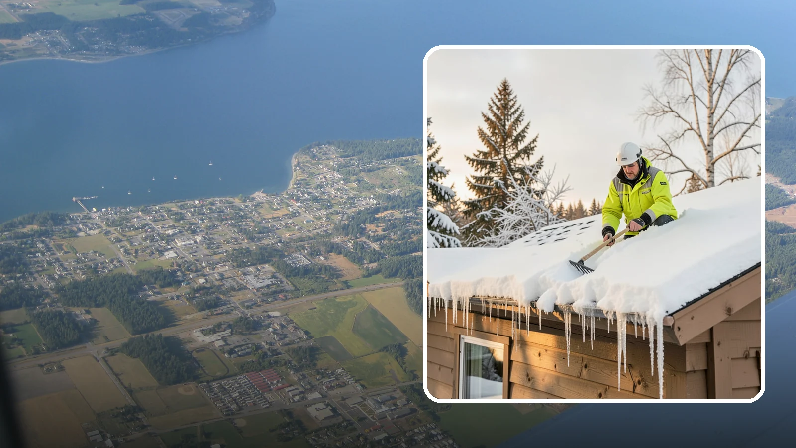 Ice Dam Prevention in Coupeville, Island County, WA - We take proactive steps to keep ice dams from forming so you avoid the leaks they cause.